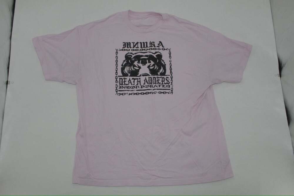 Mishka Death Adders Incorporated Graphic T-Shirt Light Pink
